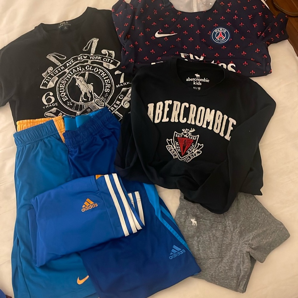 SOLD Boys Abercrombie Nike adidas lot